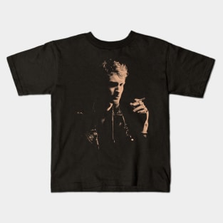 Layne Staley Halftone Kids T-Shirt